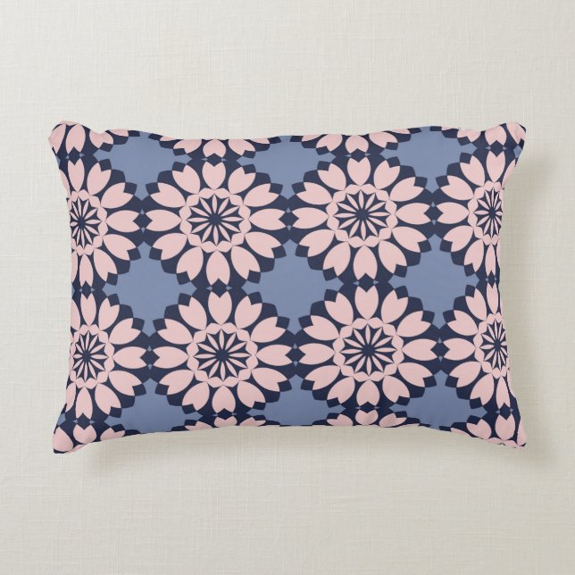 Decorative seamless pattern of different geometric cushion (Front)