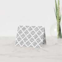 Decorative, Seashell Folded Thank You Card