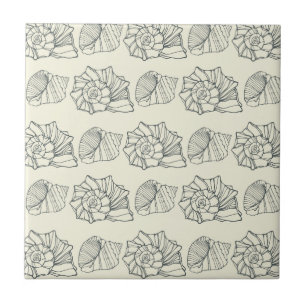 Decorative Shells Pattern Tile