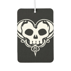 Decorative Skull Heart Car Air Freshener