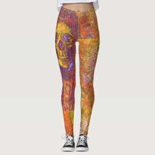 Decorative Skull Leggings