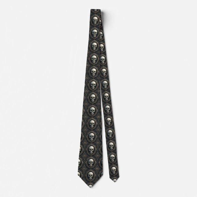 Decorative Skull Tie (Front)