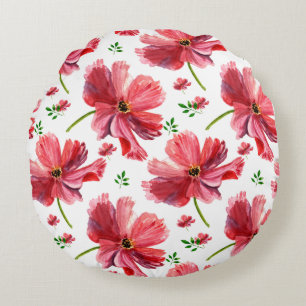 Decorative soft foot rest round cushion