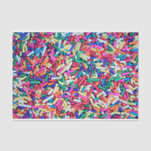 Decorative sprinkle tissue paper