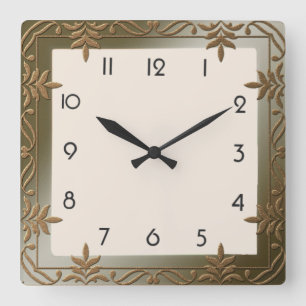 Decorative Square Wall Clock