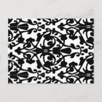 Decorative stamp damask