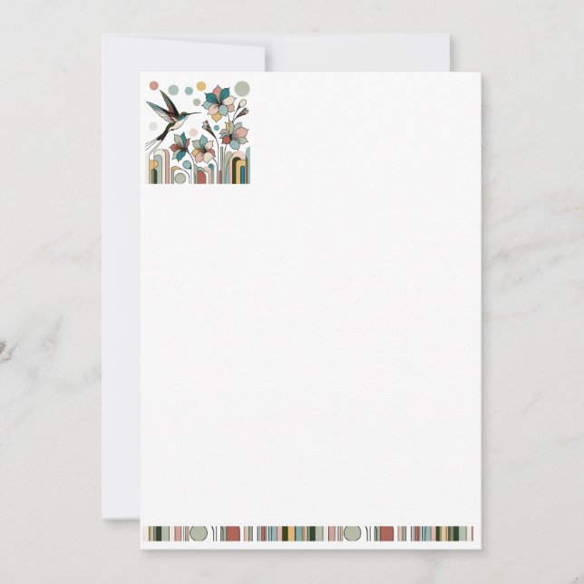 decorative stationery invitation (Front)