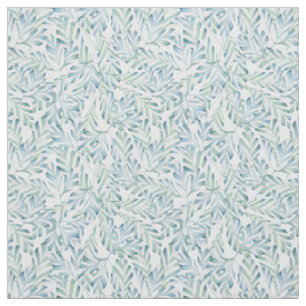 Decorative Striped Leaf Pattern Fabric