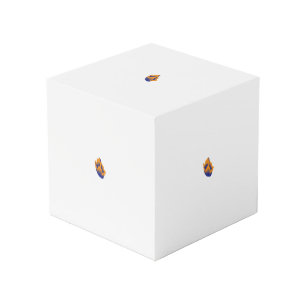 Decorative Style, Dark Blue Green, Wattle Cube