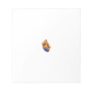 Decorative Style, Dark Blue Green, Wattle Notepad