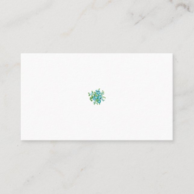 Decorative Style, Mint Cream, Fountain Blue, Teal. Appointment Card (Front)