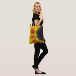 Decorative Sunflower Tote Bag