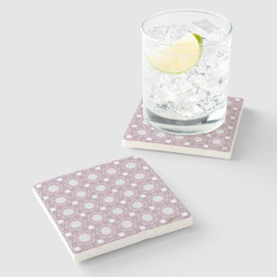 decorative symmetrical geometric pattern coaster