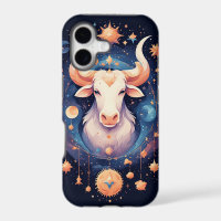 Decorative Taurus Zodiac Illustration