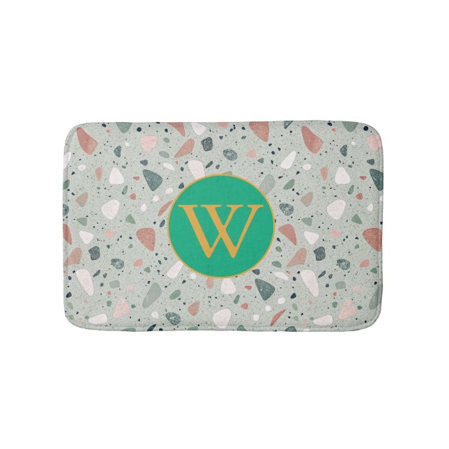 Decorative Terrazzo Bath Mat (Front)