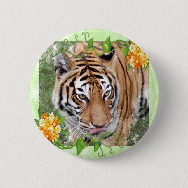 Decorative Tiger Buttons (Front)