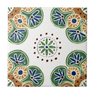 Decorative tile with repeating design