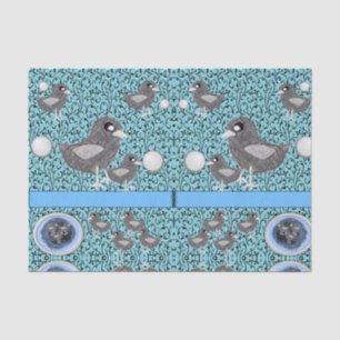 Decorative tissue paper birds