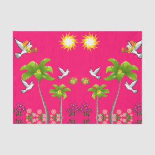 Decorative tissue paper birds