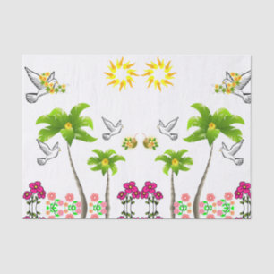 Decorative tissue paper birds