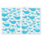 Decorative tissue paper blue whales