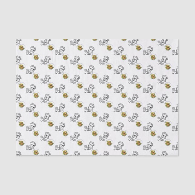 Decorative Tissue Paper Chef (Front)