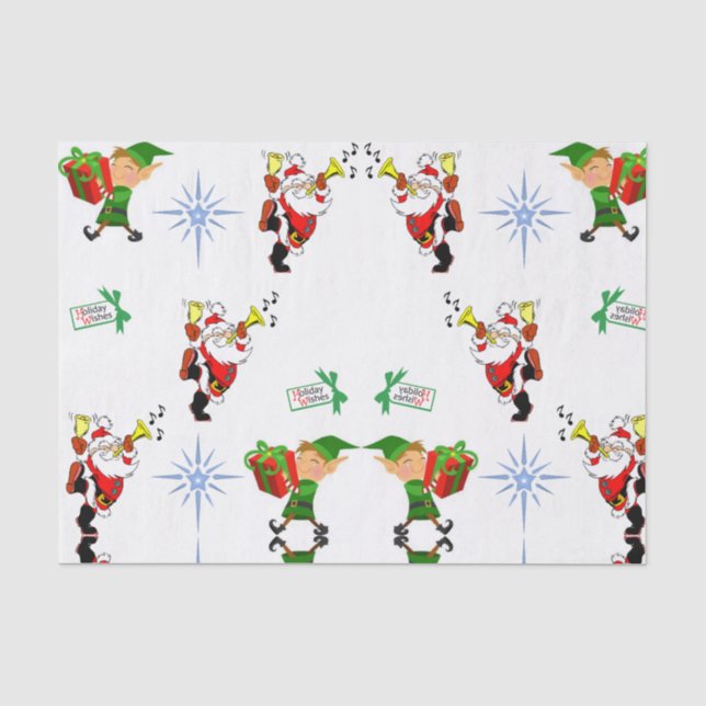 Decorative tissue paper christmas (Front)