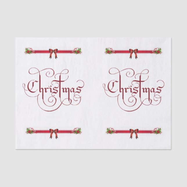 Decorative tissue paper christmas (Front)
