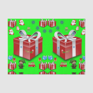 Decorative tissue paper christmas