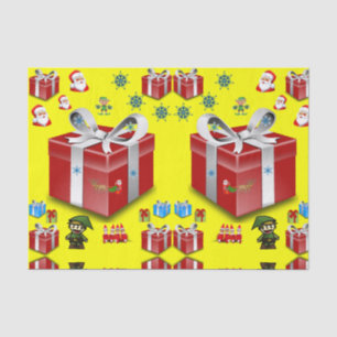 Decorative tissue paper christmas