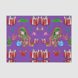 Decorative tissue paper christmas
