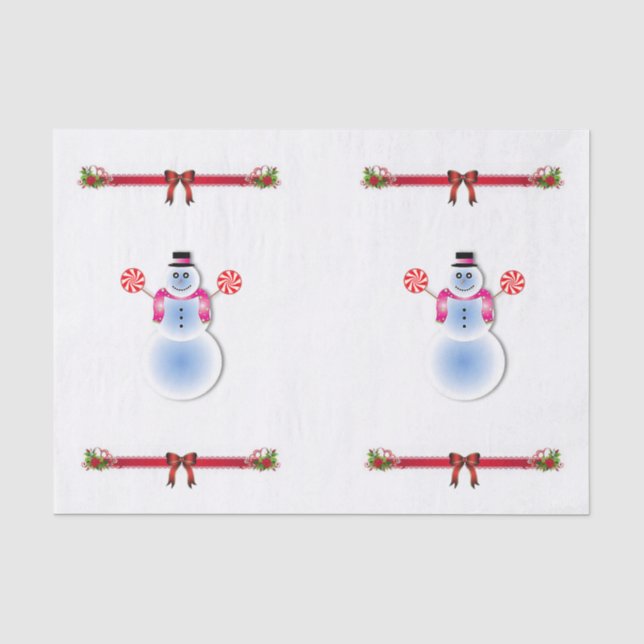 Decorative tissue paper christmas (Front)