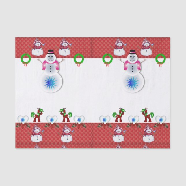 Decorative tissue paper christmas (Front)
