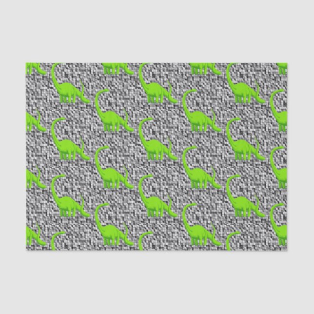 Decorative tissue paper Dinosaur (Front)