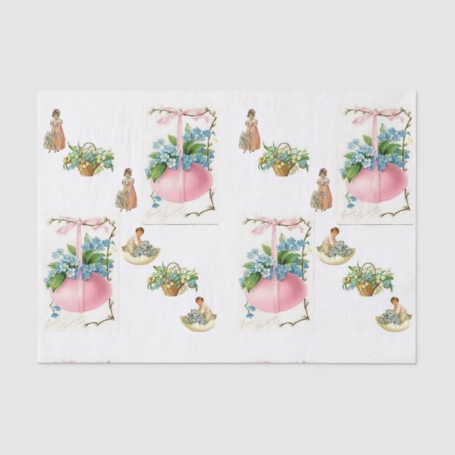 Decorative tissue paper easter (Front)