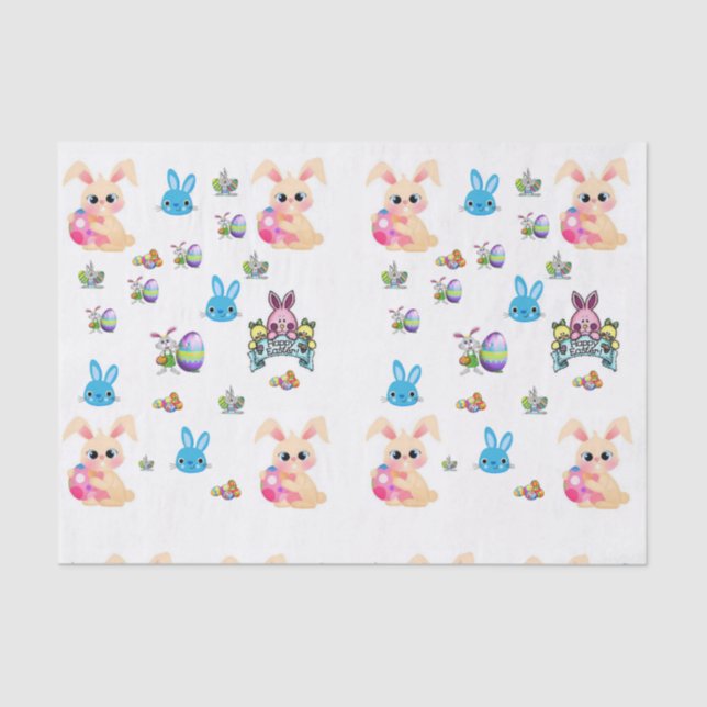 Decorative tissue paper easter (Front)