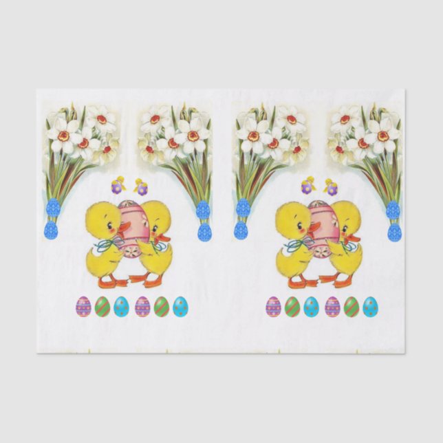 Decorative tissue paper easter (Front)
