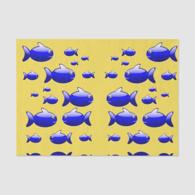 Decorative tissue paper Fish (Front)