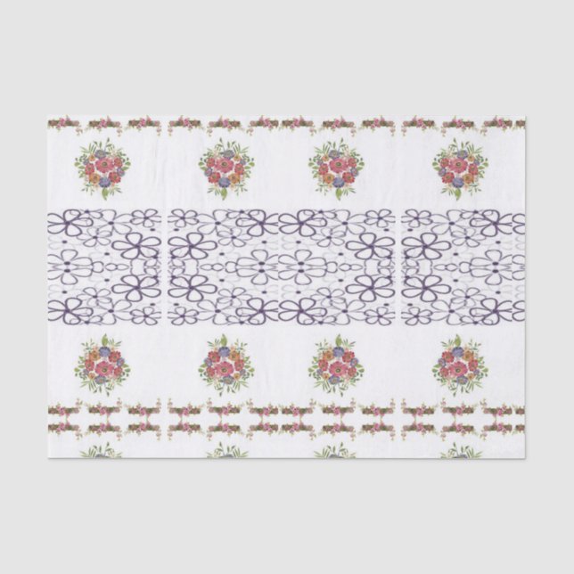 Decorative tissue paper Floral (Front)