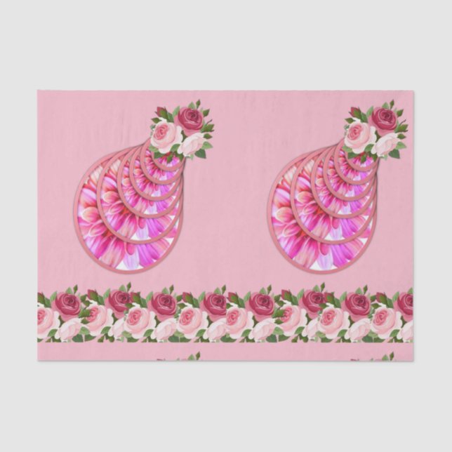 Decorative tissue paper Floral (Front)
