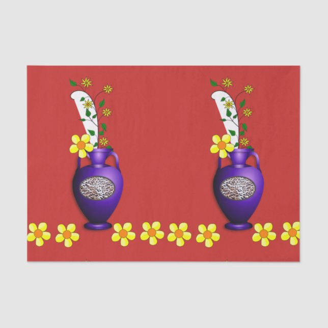 Decorative tissue paper Floral (Front)
