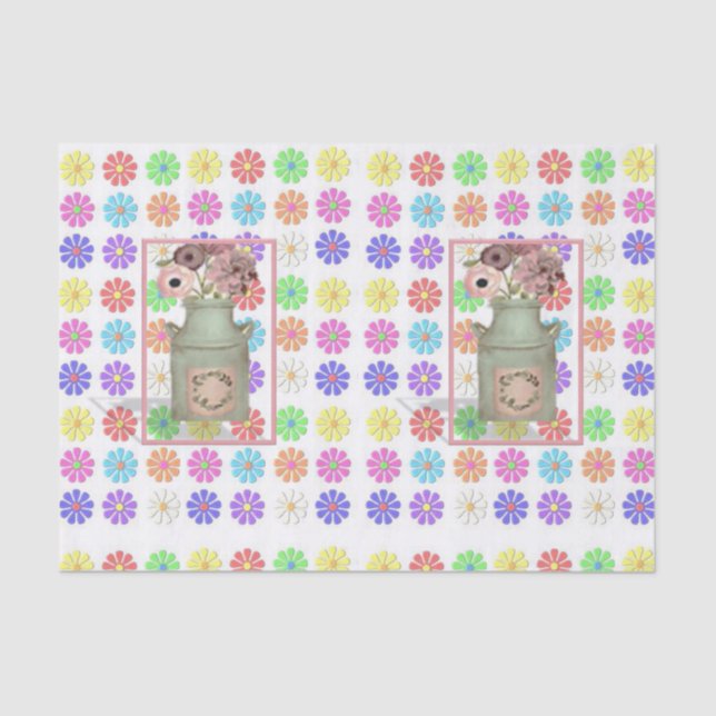 Decorative tissue paper Floral (Front)