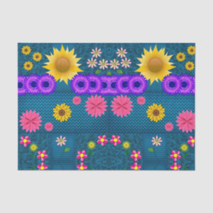 Decorative tissue paper floral