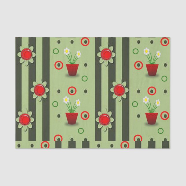 Decorative tissue paper floral (Front)