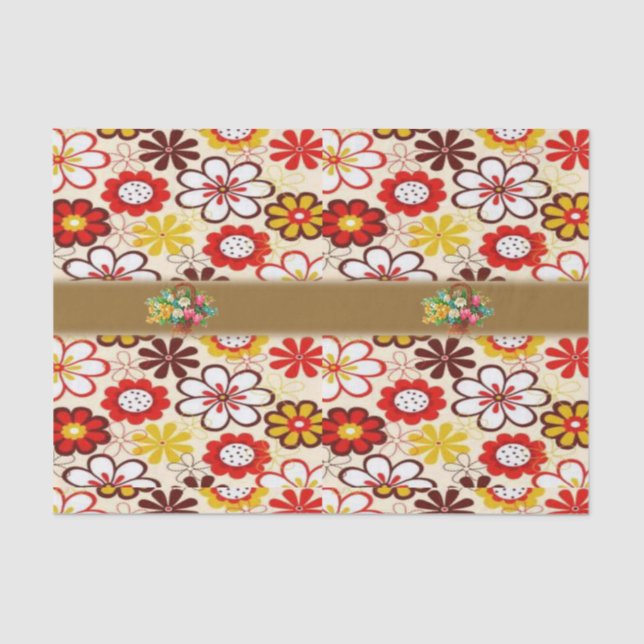 Decorative tissue paper Floral (Front)