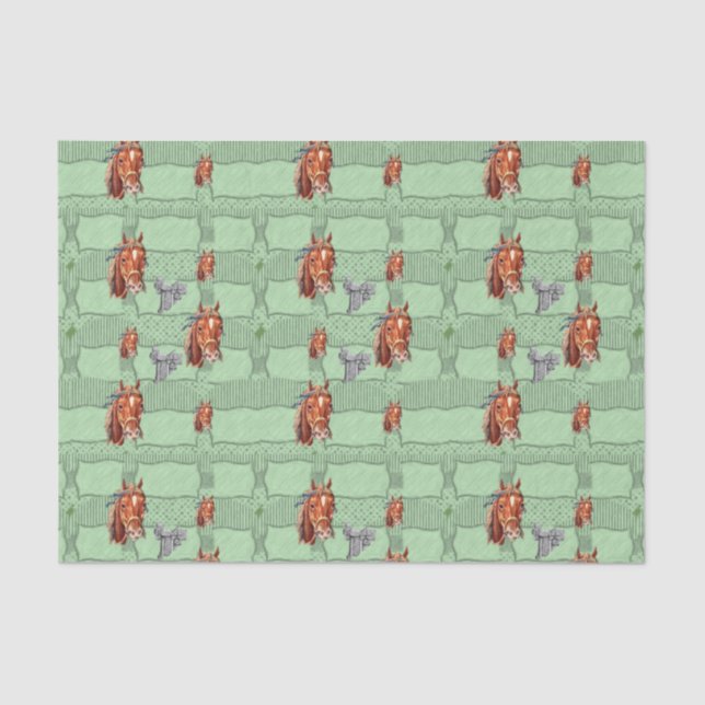 Decorative tissue paper Horse (Front)