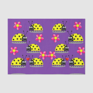 Decorative tissue paper ladybugs