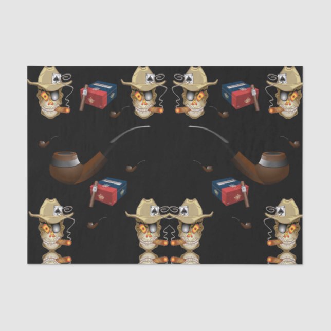 Decorative tissue paper mancave cigars (Front)