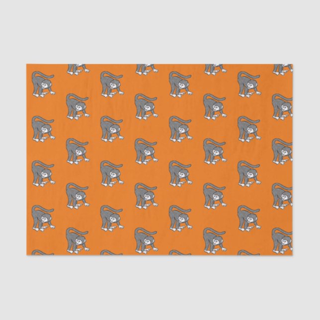 Decorative tissue paper Monkey (Front)