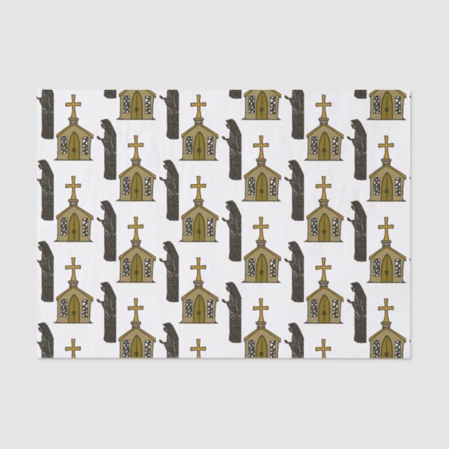 Decorative Tissue Paper Nun (Front)